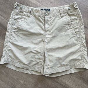 Eddie Bauer Sport Nylon 5-Pocket 7” Shorts Beige 4